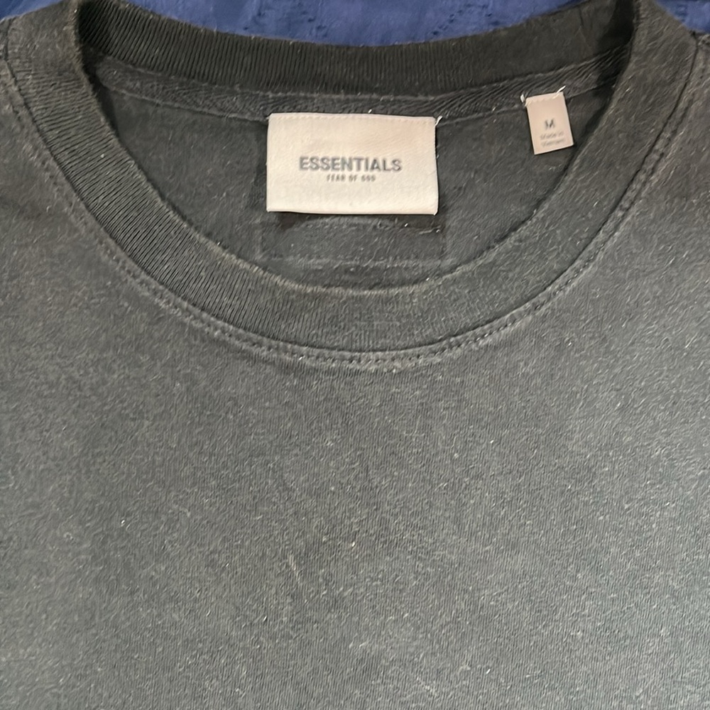 Vintage Fear of God Men’s Medium Essentials Oversized T-Shirt - Good Condition - Picture 3 of 4
